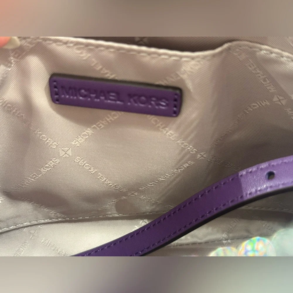 MICHAEL KORS Jet Set Travel Color-Block Signature Logo Crossbody bag - Picture 8 of 8